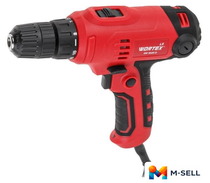 Дрель-шуруповерт Wortex LX DR 1025 D 1335878 - Изображение №1 — Мульти e-магазин M-SELL