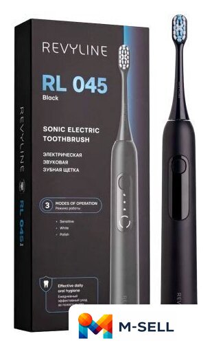 Электрическая зубная щетка Revyline RL 045 (черный) - Изображение №1 — Мульти e-магазин M-SELL