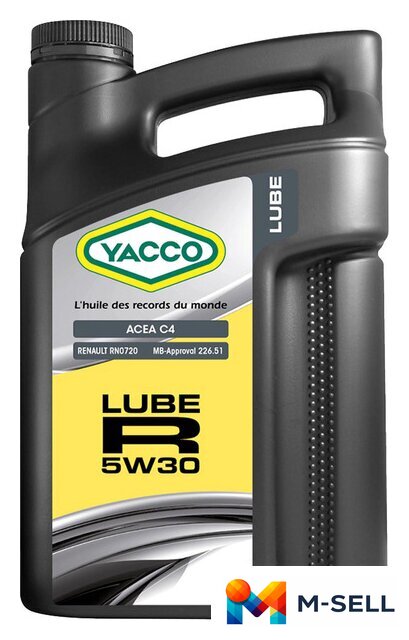 Моторное масло Yacco Lube R 5W-30 5л - Изображение №1 — Мульти e-магазин M-SELL