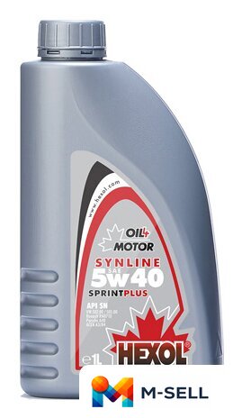 Моторное масло Hexol Synline Sprintplus 5W-40 1л - Изображение №1 — Мульти e-магазин M-SELL