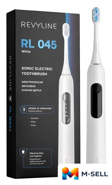 Электрическая зубная щетка Revyline RL 045 (белый) - Изображение №1 — Мульти e-магазин M-SELL