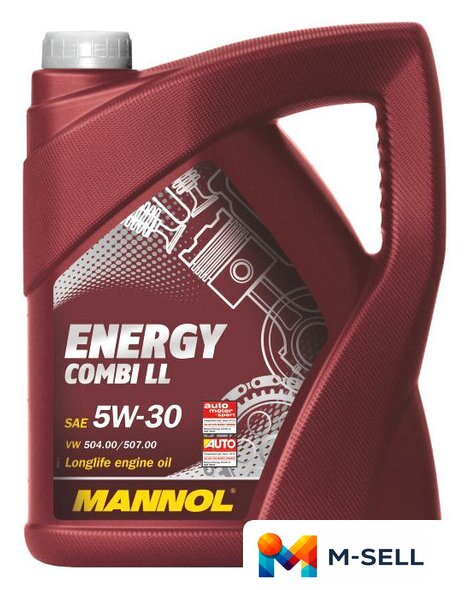 Моторное масло Mannol ENERGY COMBI LL 5W-30 5л - Изображение №1 — Мульти e-магазин M-SELL