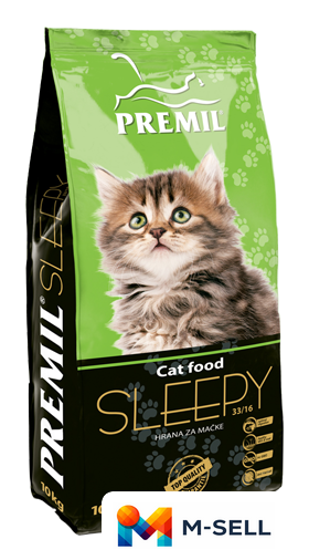 Сухой корм для кошек Premil Sleepy 10 кг - Изображение №1 — Мульти e-магазин M-SELL