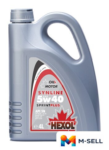 Моторное масло Hexol Synline Sprintplus 5W-40 4л - Изображение №1 — Мульти e-магазин M-SELL
