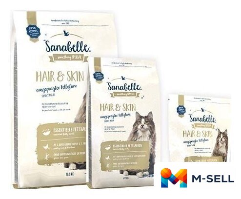 Сухой корм для кошек Bosch Sanabelle Hair & Skin Shiny Hair (для здоровья шерсти) 10 кг - Изображение №1 — Мульти e-магазин M-SELL