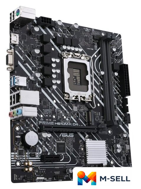 Материнская плата ASUS Prime H610M-K D4 - Изображение №3 — Мульти e-магазин M-SELL