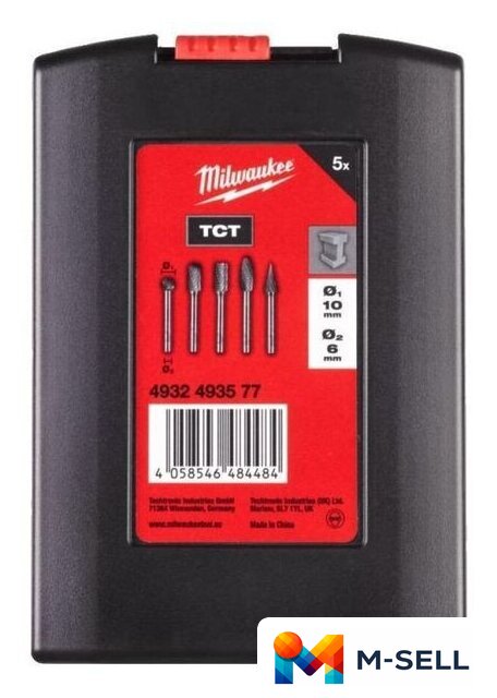 Набор борфрез Milwaukee 4932493577 - Изображение №2 — Мульти e-магазин M-SELL
