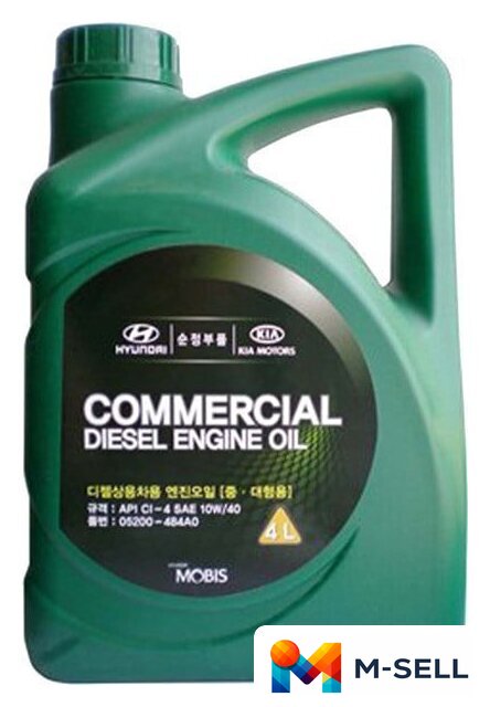 Моторное масло Hyundai/KIA Commercial Diesel CI-4 10W-40 4л - Изображение №1 — Мульти e-магазин M-SELL