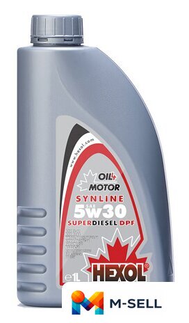 Моторное масло Hexol Synline SuperDiesel DPF 5W-30 1л - Изображение №1 — Мульти e-магазин M-SELL