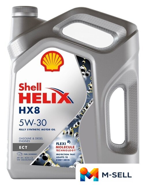 Моторное масло Shell Helix HX8 ECT 5W-30 1л - Изображение №1 — Мульти e-магазин M-SELL