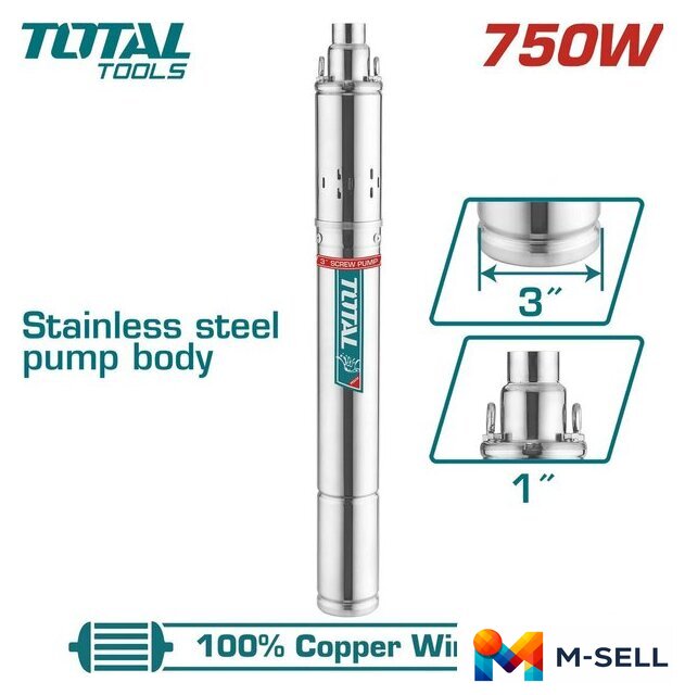Скважинный насос Total TSWP7501 - Изображение №1 — Мульти e-магазин M-SELL