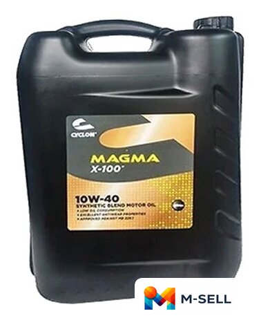 Моторное масло Cyclon Magma X-100 10W-40 20л - Изображение №1 — Мульти e-магазин M-SELL