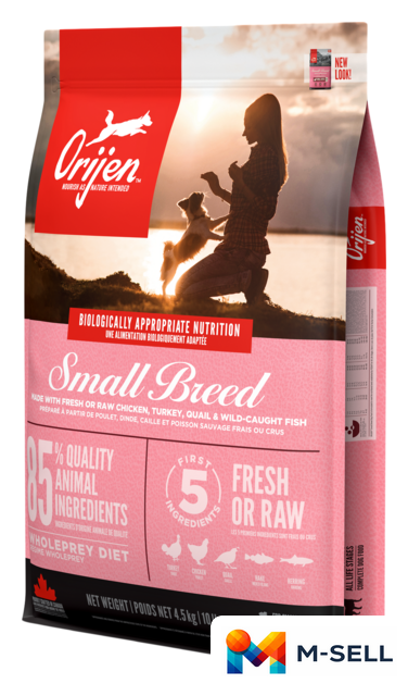 Сухой корм для собак Orijen Small Breed 4.5 кг - Изображение №1 — Мульти e-магазин M-SELL