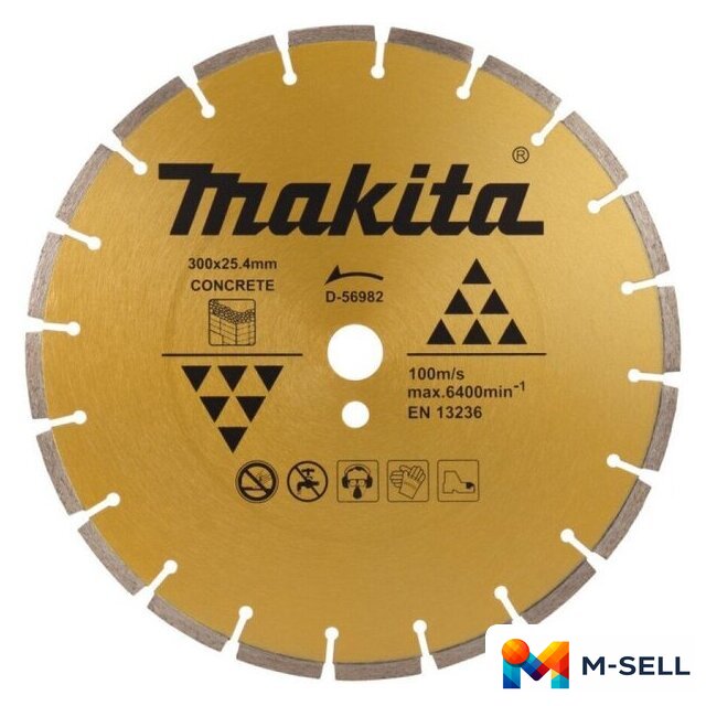 Отрезной диск алмазный  Makita D-56982 - Изображение №1 — Мульти e-магазин M-SELL