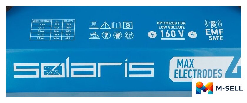 Сварочный инвертор Solaris MMA-200D - Изображение №5 — Мульти e-магазин M-SELL