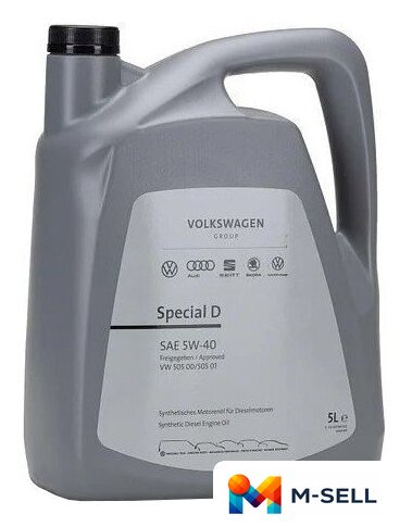 Моторное масло AUDI/Volkswagen Special D 5W-40 5л GS55505M4 - Изображение №1 — Мульти e-магазин M-SELL