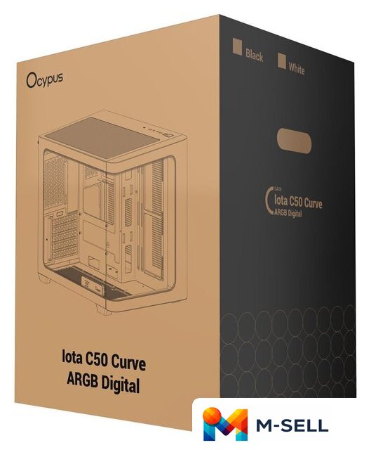 Корпус Ocypus Iota C50 Curve WH ARGB - Изображение №10 — Мульти e-магазин M-SELL