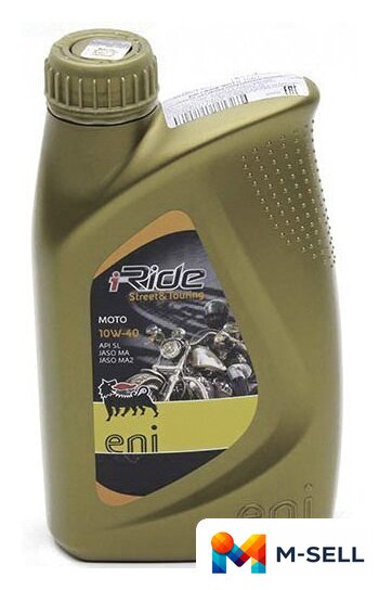 Моторное масло Eni i-Ride moto 10W-40 1л - Изображение №1 — Мульти e-магазин M-SELL