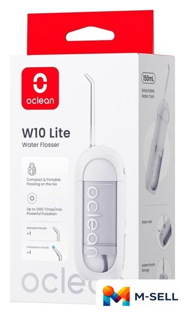 Ирригатор  Oclean W10 Lite (белый) - Изображение №17 — Мульти e-магазин M-SELL