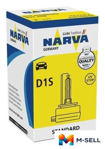 Ксеноновая лампа Narva D1S 1шт - Изображение №1 — Мульти e-магазин M-SELL