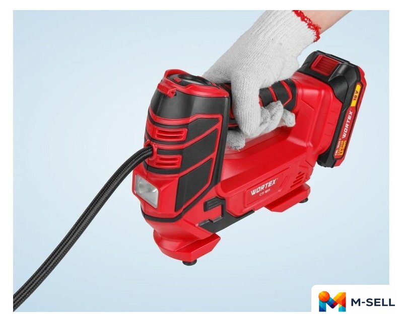 Автомобильный компрессор Wortex CTI 1811 ALL1 1325446 (с 1-им АКБ) - Изображение №9 — Мульти e-магазин M-SELL