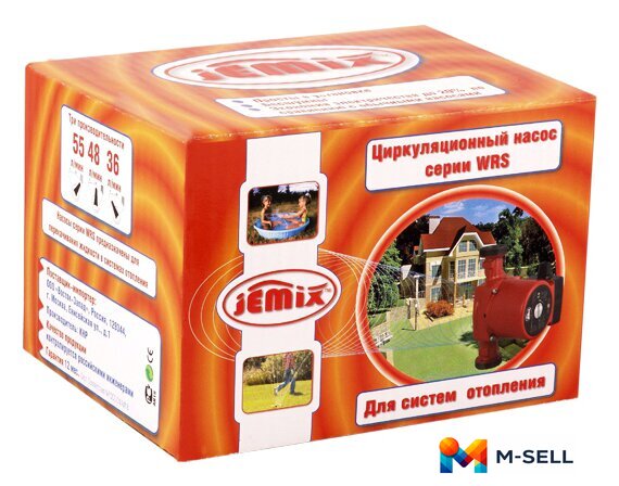 Циркуляционный насос Jemix WRS-32/6-180 - Изображение №4 — Мульти e-магазин M-SELL