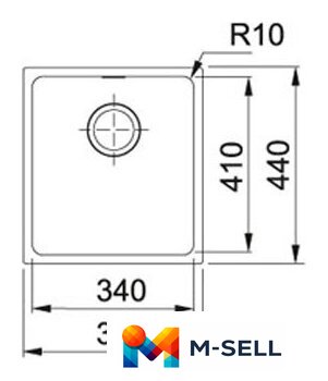 Кухонная мойка Franke Sirius SID 110-34 125.0443.350 (оникс) - Изображение №2 — Мульти e-магазин M-SELL