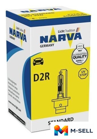 Ксеноновая лампа Narva D2R 1шт - Изображение №1 — Мульти e-магазин M-SELL