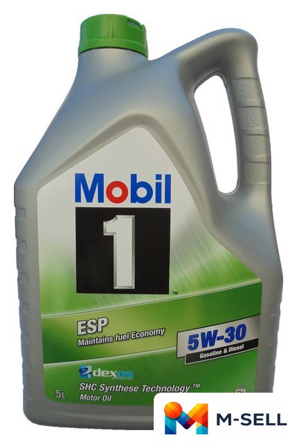 Моторное масло Mobil 1 ESP 5W-30 5л - Изображение №1 — Мульти e-магазин M-SELL
