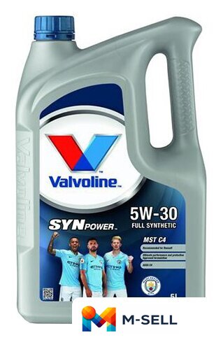 Моторное масло Valvoline Synpower MST C4 5W-30 5л - Изображение №1 — Мульти e-магазин M-SELL
