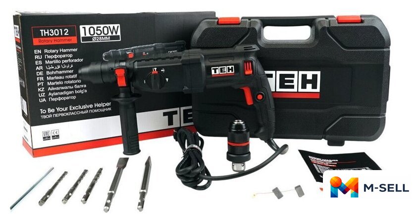 Перфоратор TEH TH3012 (кейс) - Изображение №3 — Мульти e-магазин M-SELL