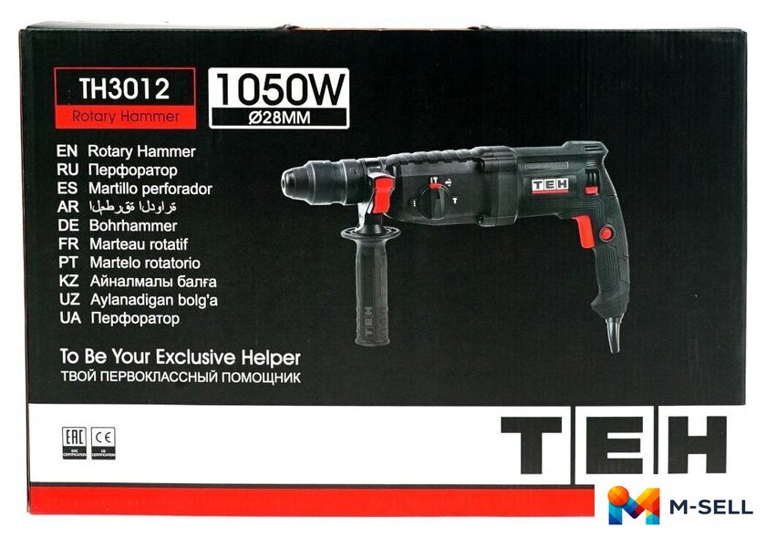 Перфоратор TEH TH3012 (кейс) - Изображение №18 — Мульти e-магазин M-SELL