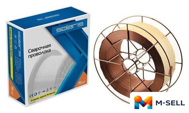 Сварочная проволока  Solaris WM-ER70S6-10S15 - Изображение №1 — Мульти e-магазин M-SELL