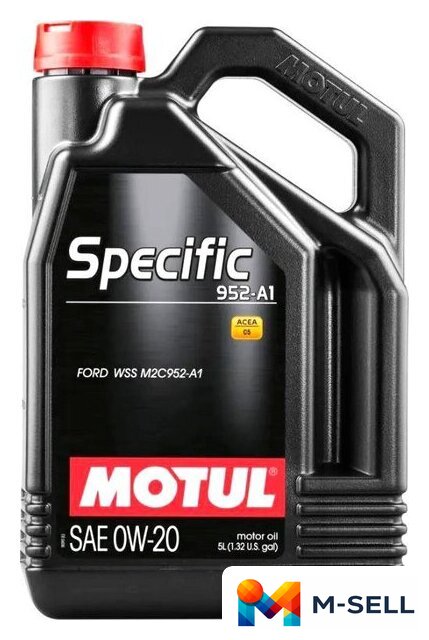 Моторное масло Motul Specific 952-A1 0W-20 5л - Изображение №1 — Мульти e-магазин M-SELL