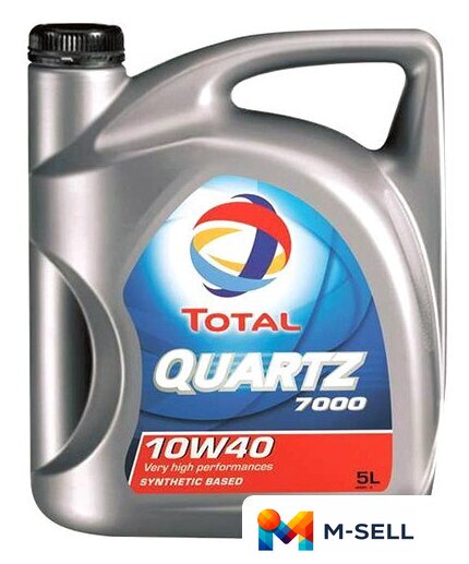 Моторное масло Total Quartz 7000 Energy 10W-40 5л - Изображение №1 — Мульти e-магазин M-SELL