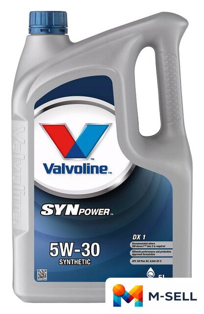 Моторное масло Valvoline Synpower DX1 5W-30 5л - Изображение №1 — Мульти e-магазин M-SELL