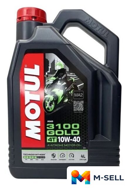 Моторное масло Motul 3100 Gold 10W-40 4T 4л - Изображение №1 — Мульти e-магазин M-SELL