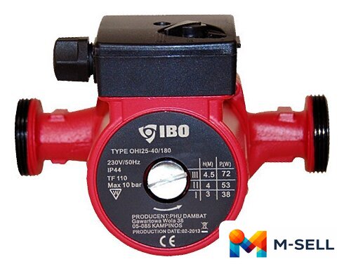 Циркуляционный насос IBO OHI 25-40/180 - Изображение №1 — Мульти e-магазин M-SELL