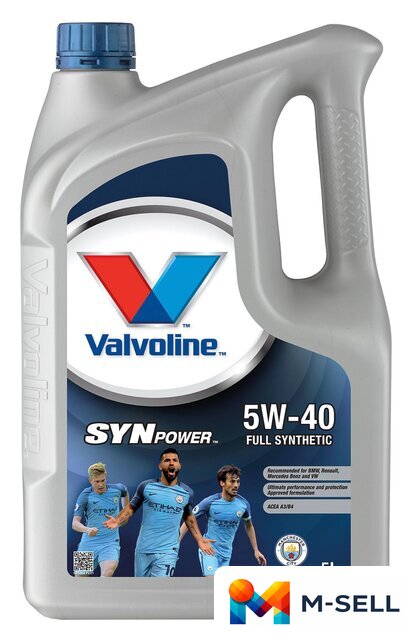 Моторное масло Valvoline SynPower 5W-40 5л - Изображение №1 — Мульти e-магазин M-SELL