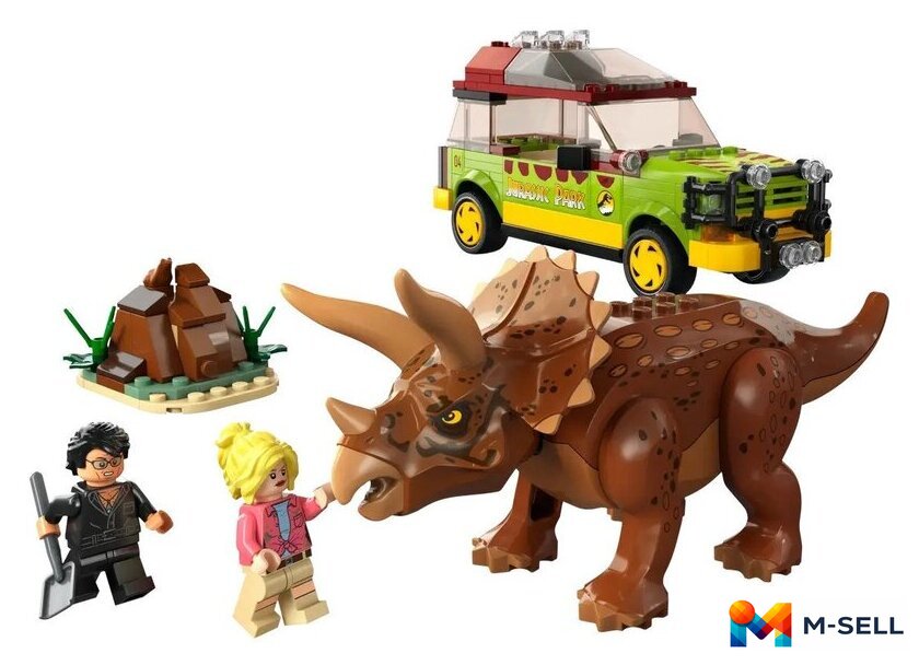 Конструктор LEGO Jurassic World 76959 Поиски трицератопса - Изображение №3 — Мульти e-магазин M-SELL