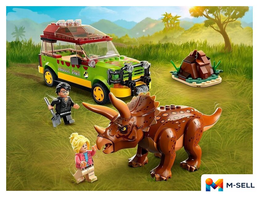 Конструктор LEGO Jurassic World 76959 Поиски трицератопса - Изображение №9 — Мульти e-магазин M-SELL