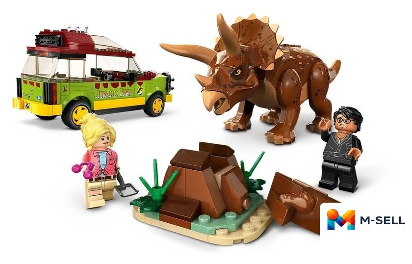 Конструктор LEGO Jurassic World 76959 Поиски трицератопса - Изображение №4 — Мульти e-магазин M-SELL