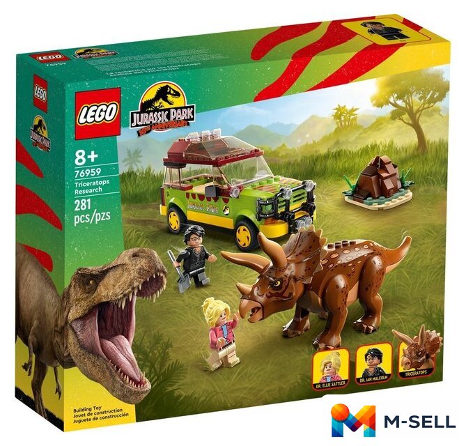 Конструктор LEGO Jurassic World 76959 Поиски трицератопса - Изображение №1 — Мульти e-магазин M-SELL
