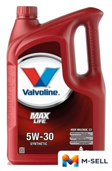 Моторное масло Valvoline Maxlife C3 5W-30 5л - Изображение №1 — Мульти e-магазин M-SELL