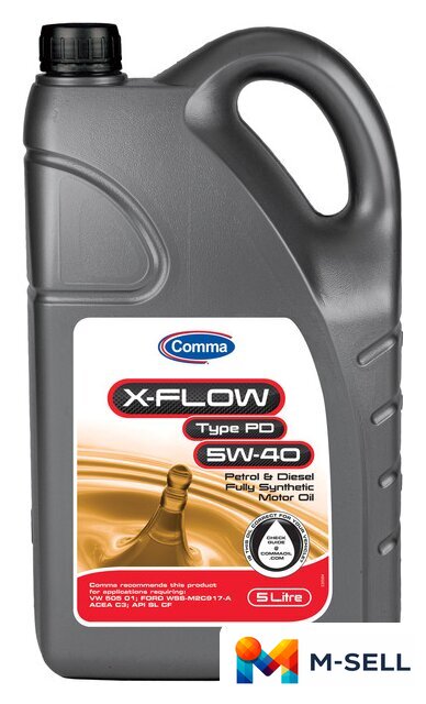 Моторное масло Comma X-Flow Type PD 5W-40 5л - Изображение №1 — Мульти e-магазин M-SELL
