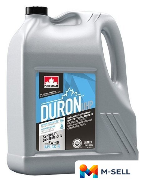 Моторное масло Petro-Canada Duron UHP 5W-40 4л - Изображение №1 — Мульти e-магазин M-SELL