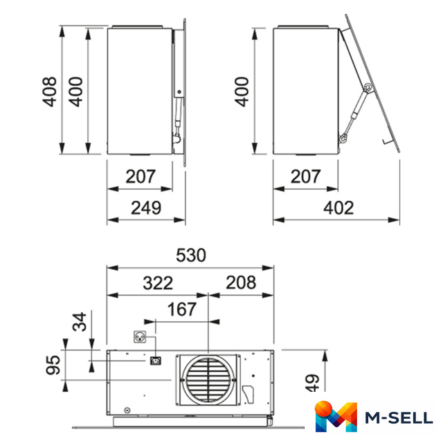 Кухонная вытяжка Franke Maris Free 80 330.0542.181 - Изображение №6 — Мульти e-магазин M-SELL
