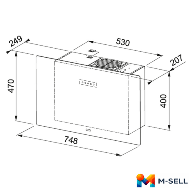 Кухонная вытяжка Franke Maris Free 80 330.0542.181 - Изображение №5 — Мульти e-магазин M-SELL