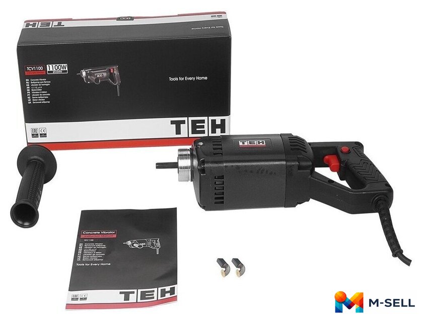 Вибратор глубинный TEH TCV1100 - Изображение №7 — Мульти e-магазин M-SELL