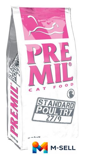 Сухой корм для кошек Premil Standard Poultry 10 кг - Изображение №1 — Мульти e-магазин M-SELL